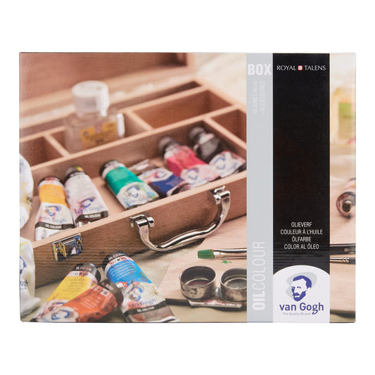 Van Gogh - Olieverf Kist Basic Met 10 Kleuren In Tubes Van 40 Ml + Accessoires