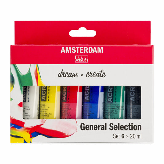 Amsterdam - Standard Series Acrylverf Algemene Selectie¬†Set |¬†6¬†√Ó 20 Ml¬†