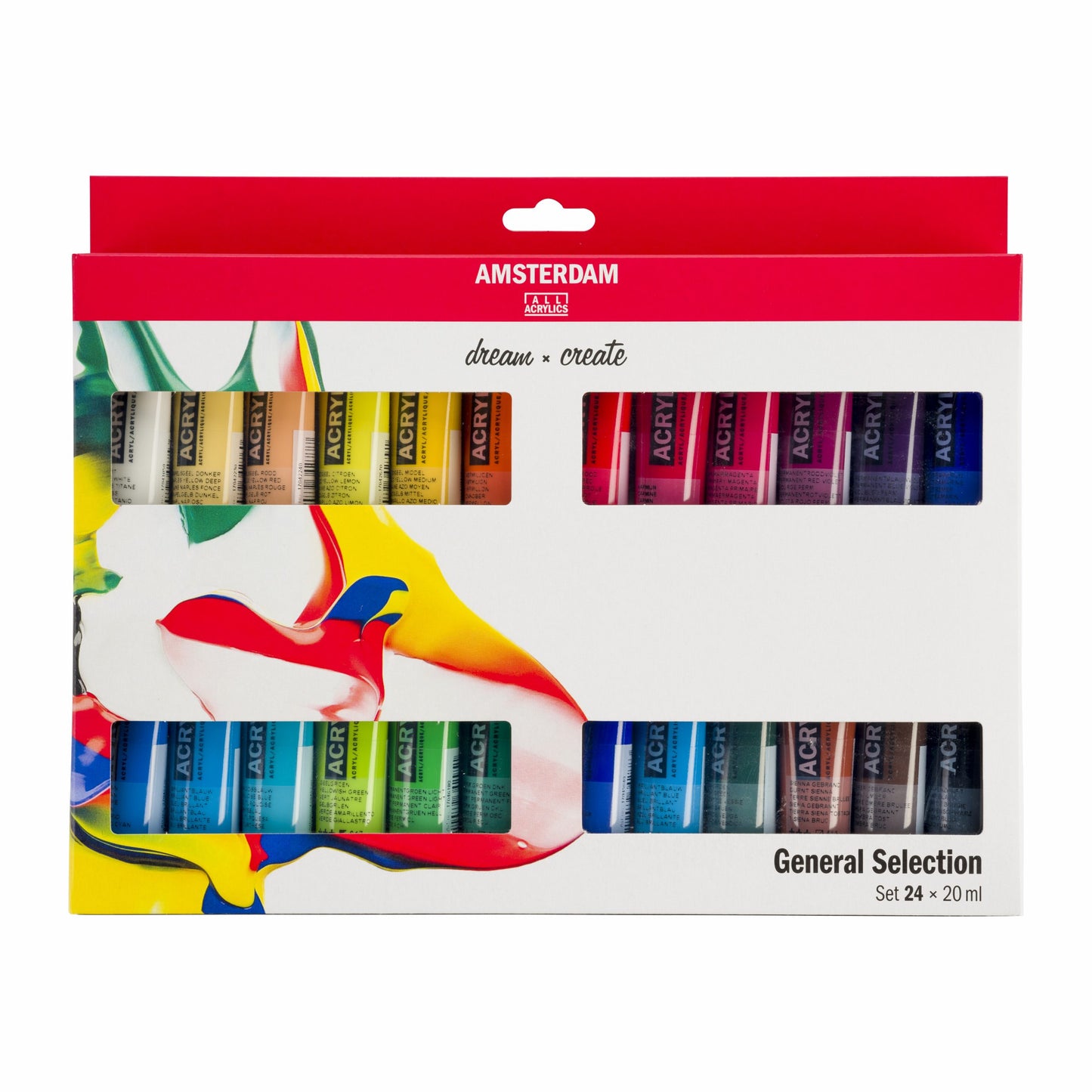 Amsterdam - Standard Series Acrylverf Algemene Selectie¬†Set |¬†24¬†√Ó 20 Ml¬†