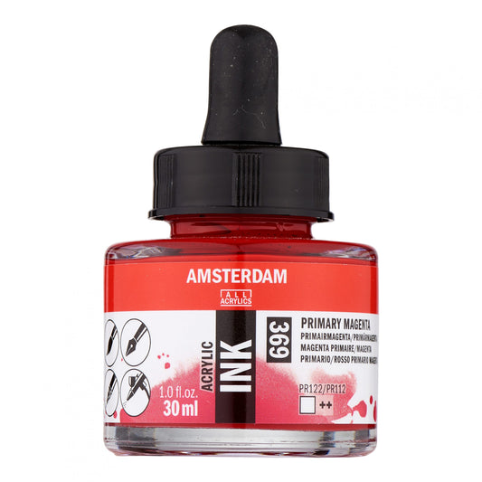 Amsterdam - Acrylinkt Fles 30 Ml Pri rmagenta 369