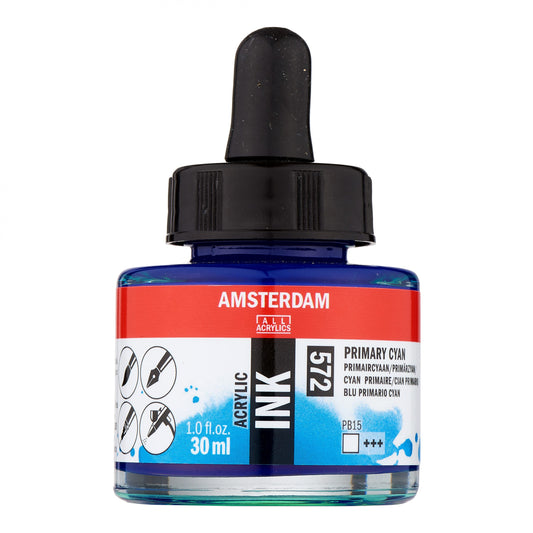 Amsterdam - Acrylinkt Fles 30 Ml Pri rcyaan 572