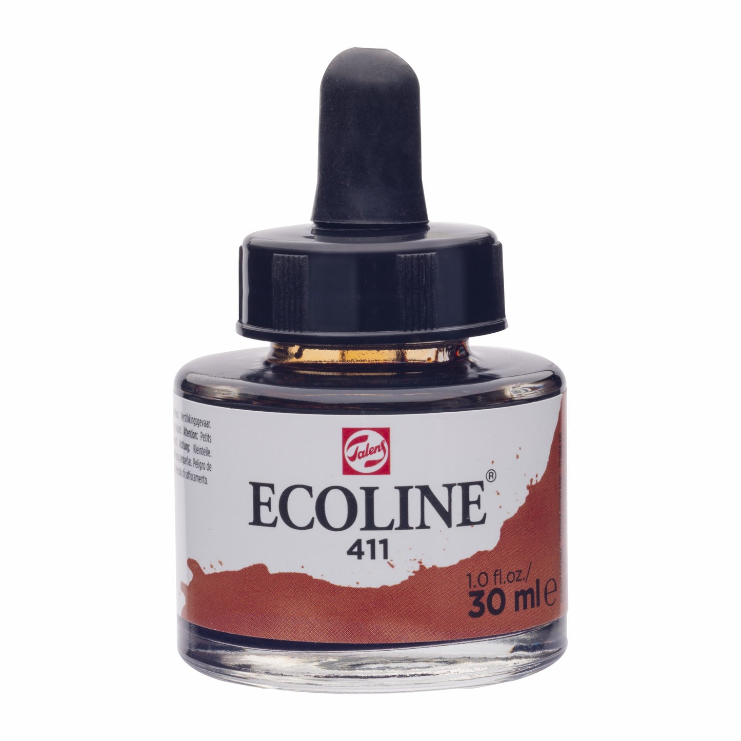 Ecoline - Vloeibare Waterverf Fles 30 Ml Sienna Gebrand 411