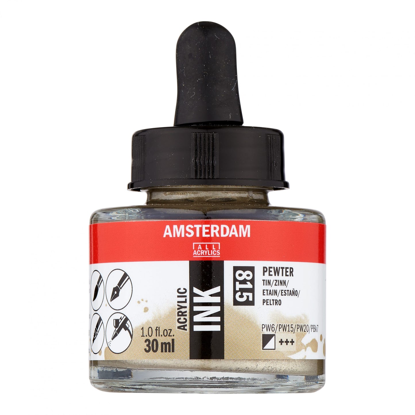 Amsterdam - Acrylinkt Fles 30 Ml Tin 815