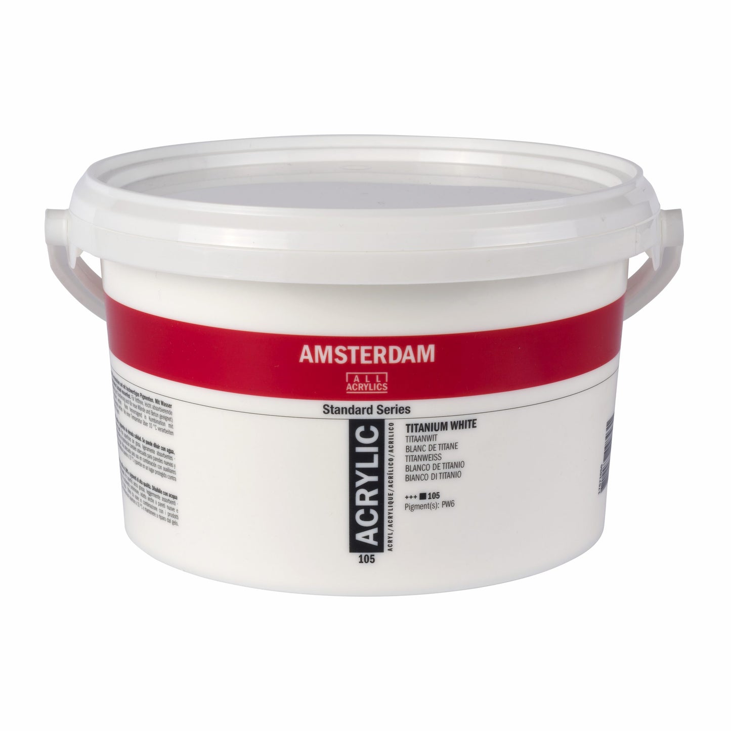Amsterdam - Standard Series Acrylverf Emmer 2500 Ml Titaanwit 105