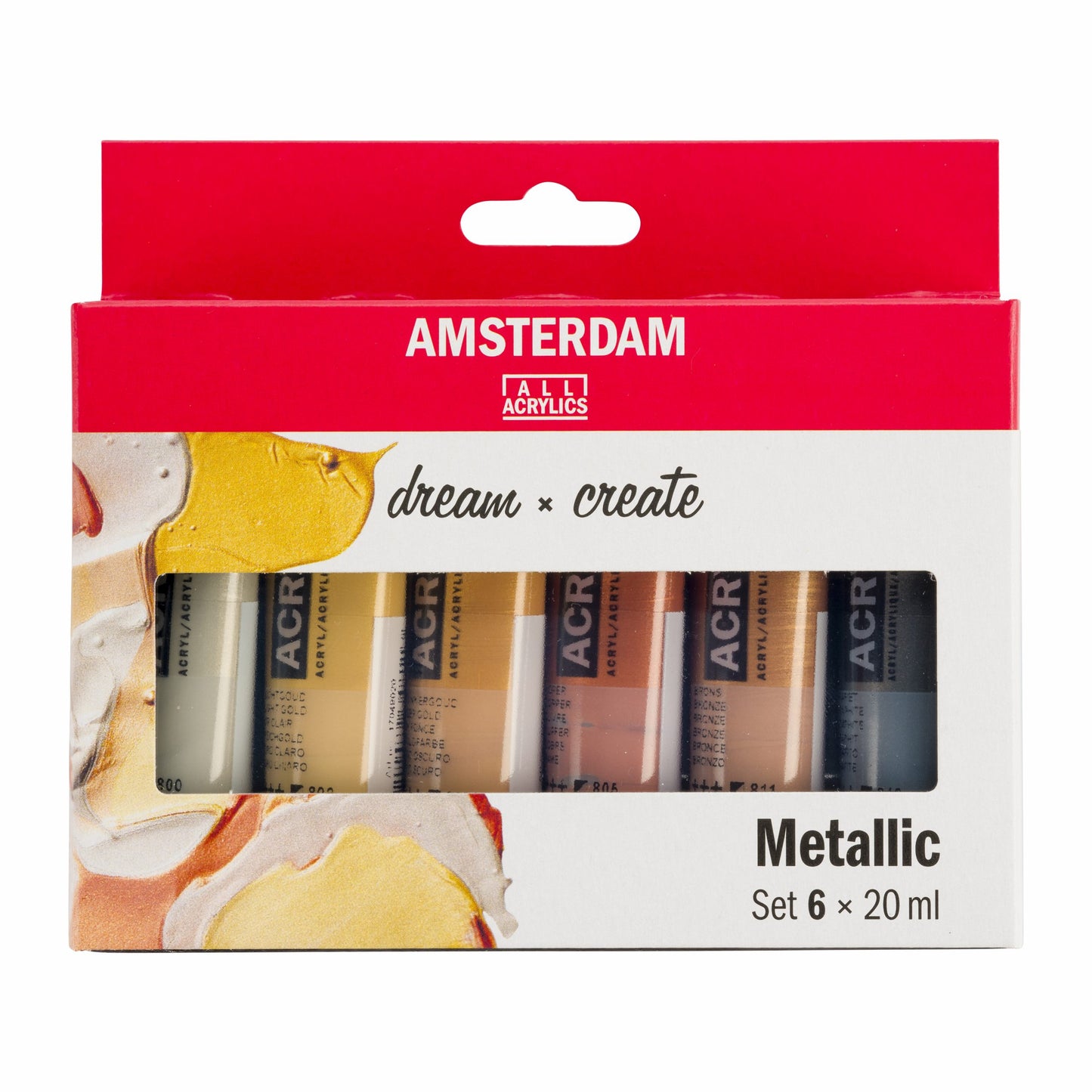 Amsterdam - Standard Series Acrylverf Metallic¬†Set |¬†6¬†√Ó 20 Ml¬†