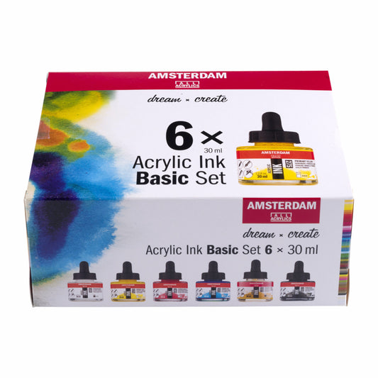 Amsterdam - Aac Inkt Set Basis 6X30Ml Cl