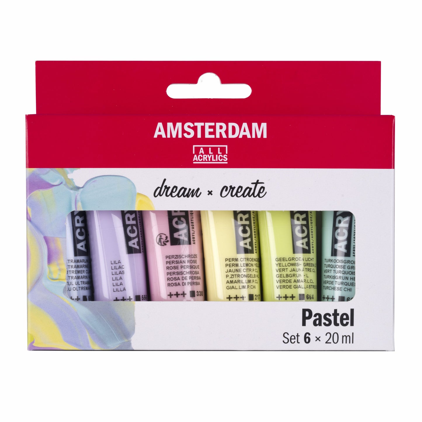 Amsterdam - Aac Sets 6X20Ml Pastel