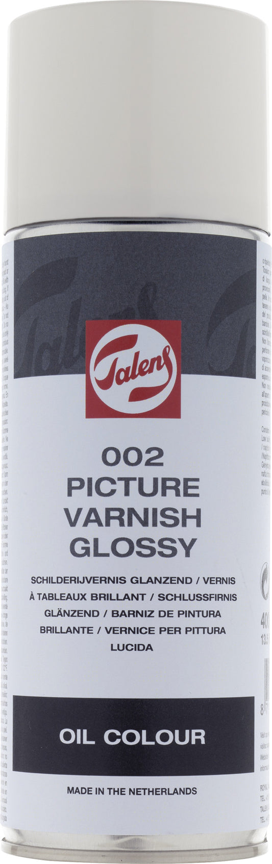 Talens - Schilderijvernis Glanzend 002 Spuitbus 400 Ml