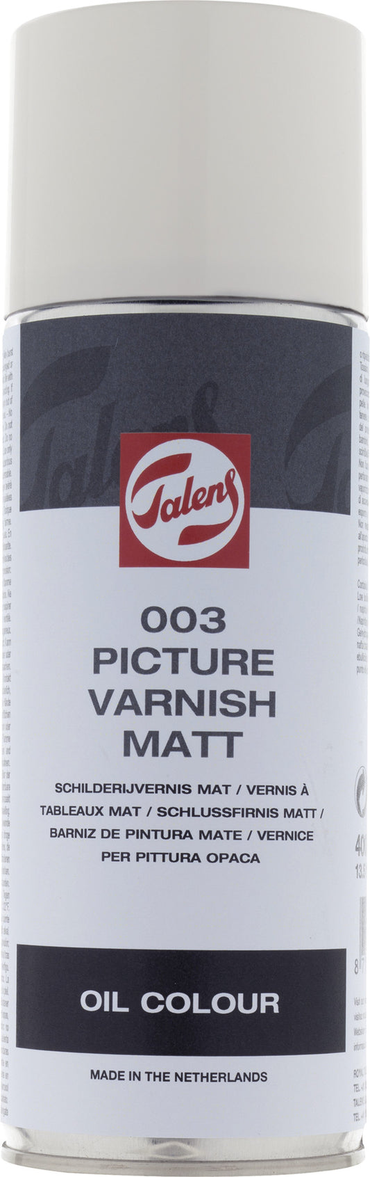 Talens - Schilderijvernis Mat 003 Spuitbus 400 Ml
