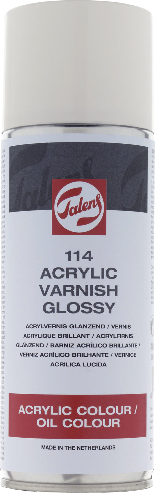 Talens - Acrylvernis Glanzend 114 Spuitbus 400 Ml