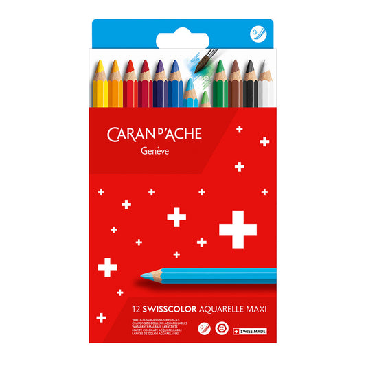 Caran D'Ache - Colour Pencil Maxi White Uv 12