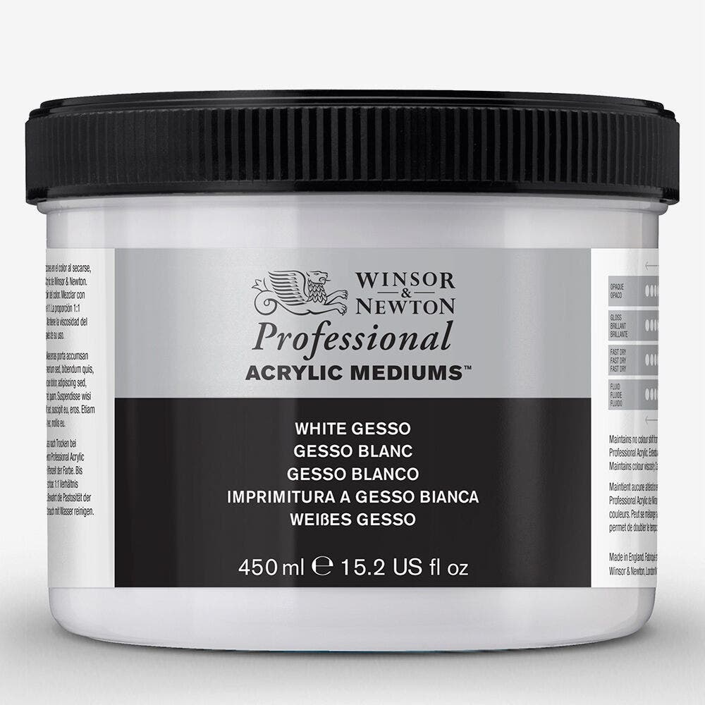 Winsor & Newton - Aac White Gesso 450 Ml Uv 1