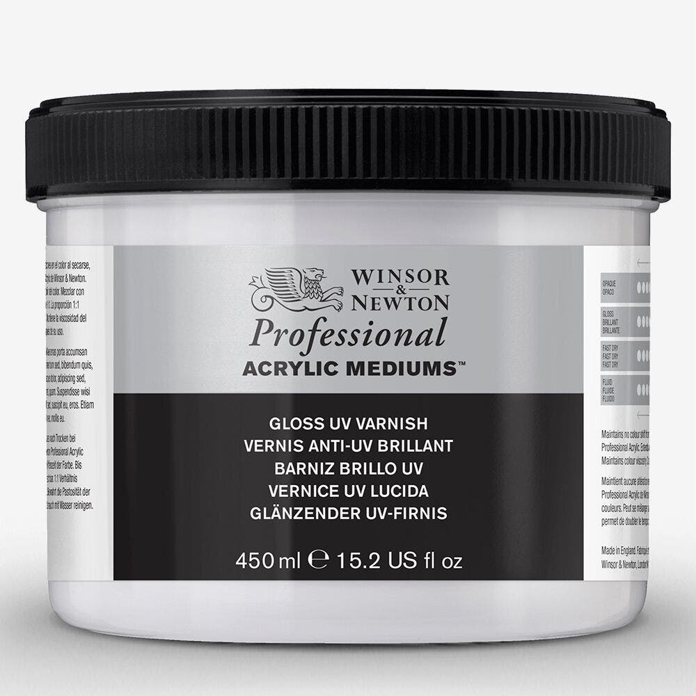 Winsor & Newton - Aam 450Ml Gloss Uv Varn Uv 1