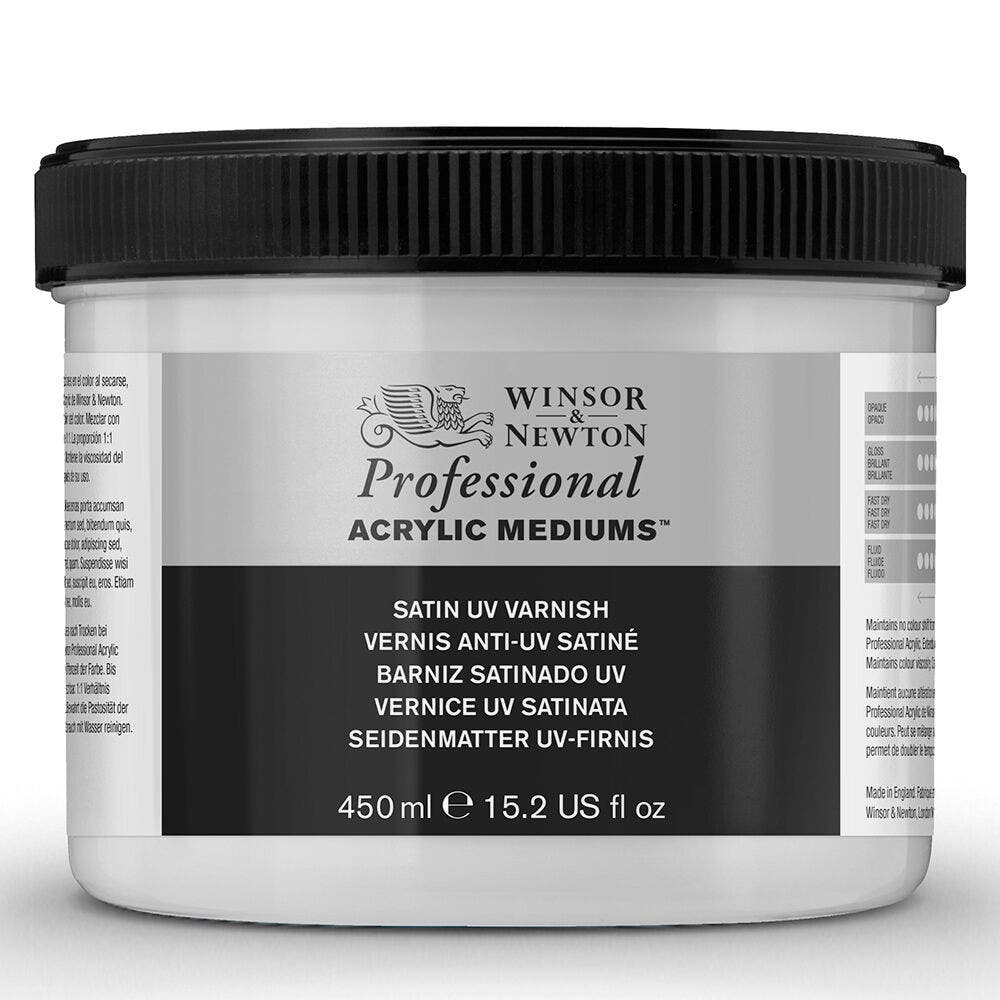 Winsor & Newton - Aam 450Ml Satin Uv Varn Uv 1