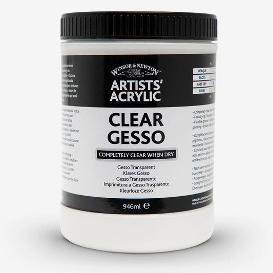 Winsor & Newton - Aac Clear Gesso 946Ml Uv 1