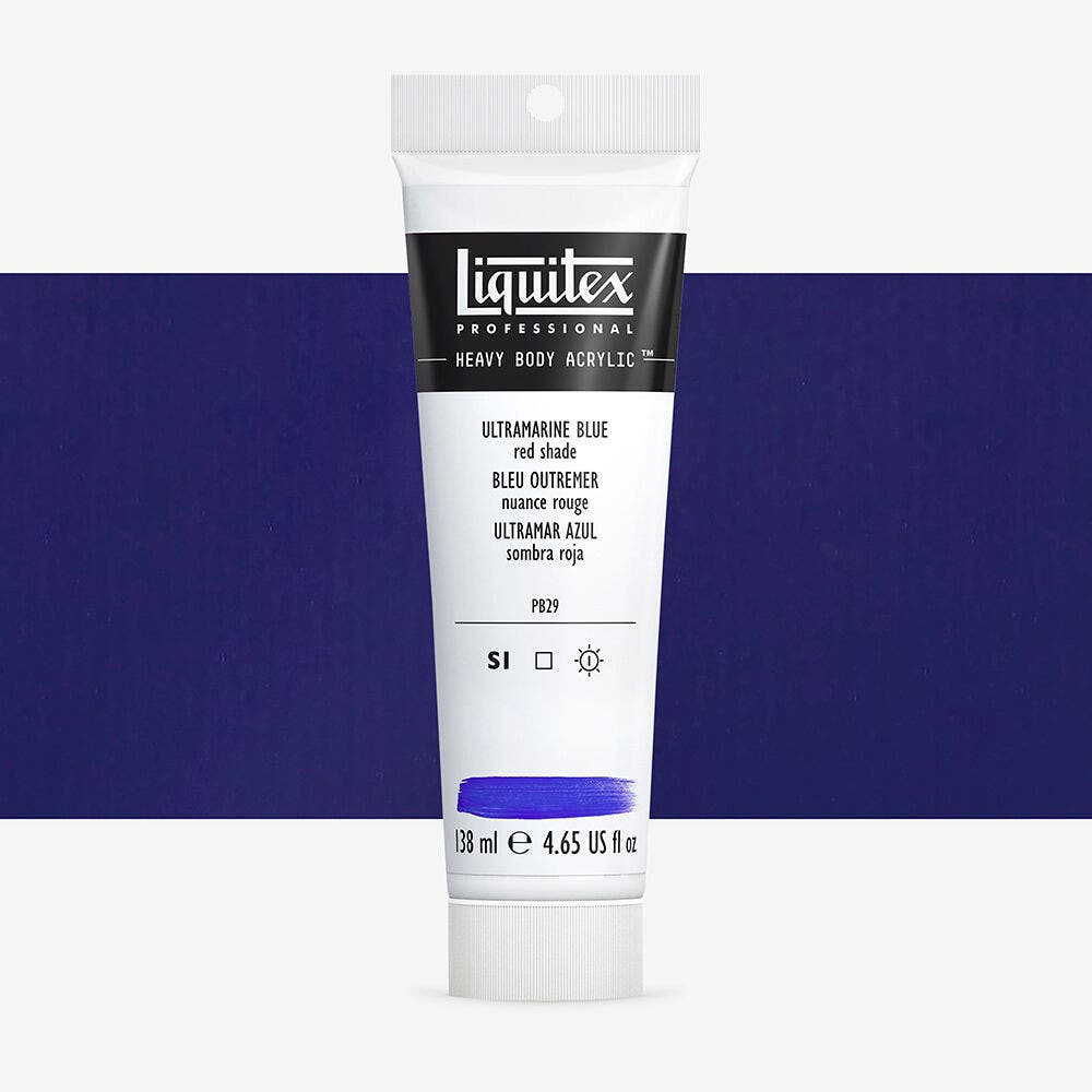 Liquitex - Heavy Body 138Ml Tube Ultramarine Blue Red Shade Uv 1