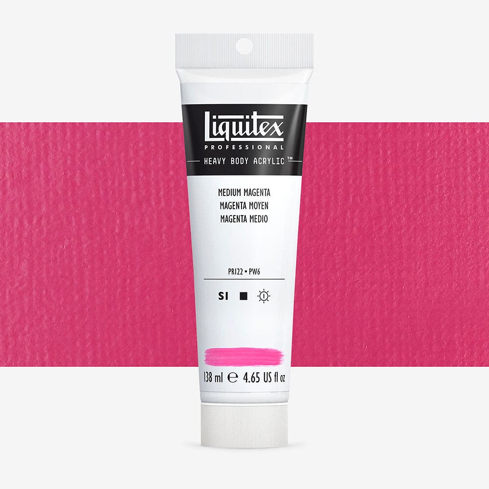 Liquitex - Heavy Body 138Ml Tube Medium Magenta Uv 1