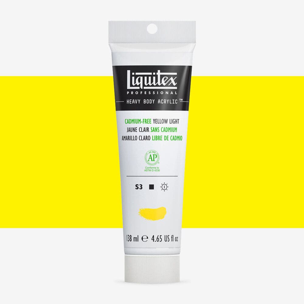 Liquitex - Heavy Body 138Ml Tube Cadmium Free Yellow Light Uv 1