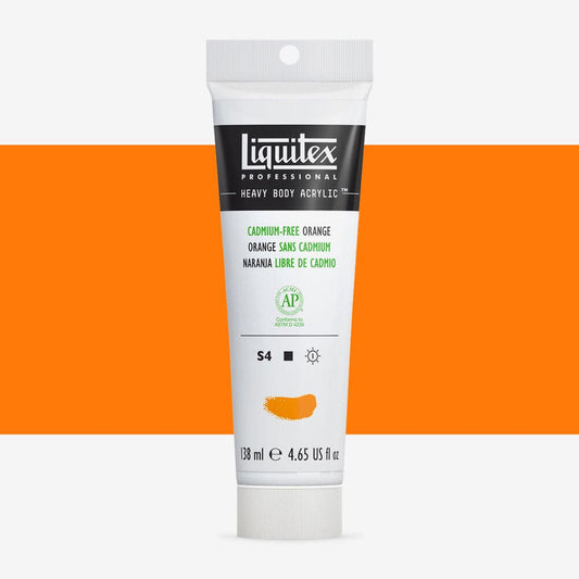 Liquitex - Heavy Body 138Ml Tube Cadmium Free Orange Uv 1