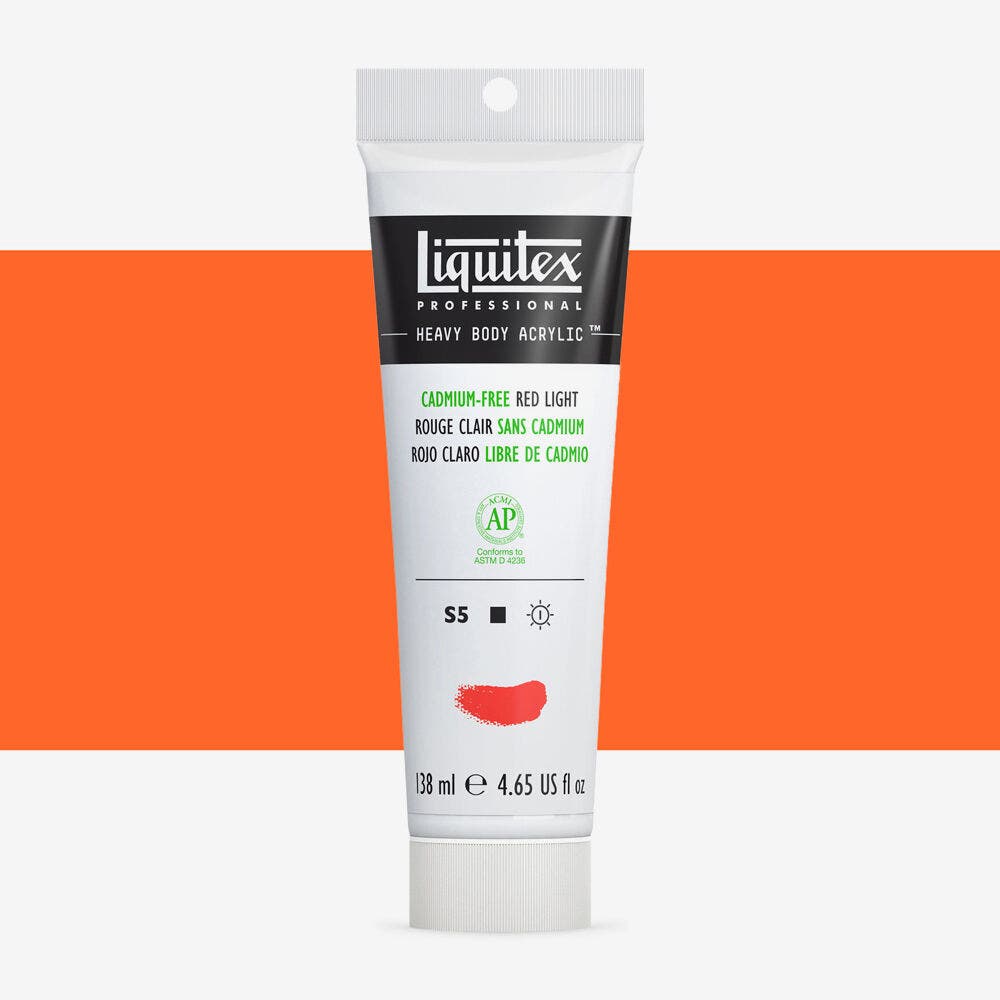 Liquitex - Heavy Body 138Ml Tube Cadmium-Free Red Light Uv 1
