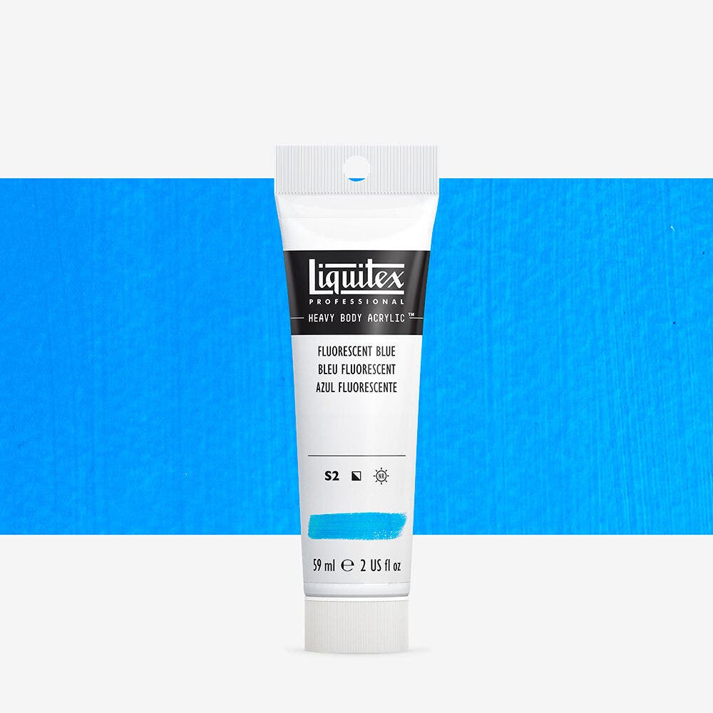 Liquitex - Pro Heavy Body 59Ml Blue Fluo Uv 3