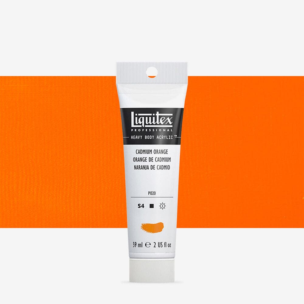 Liquitex - Pro Heavy Body 59Ml Cad Orange Ny Row Uv 3