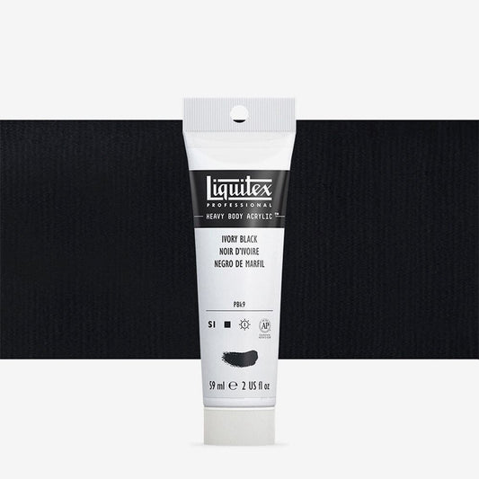Liquitex - Pro Heavy Body 59Ml Ivory Black Uv 3