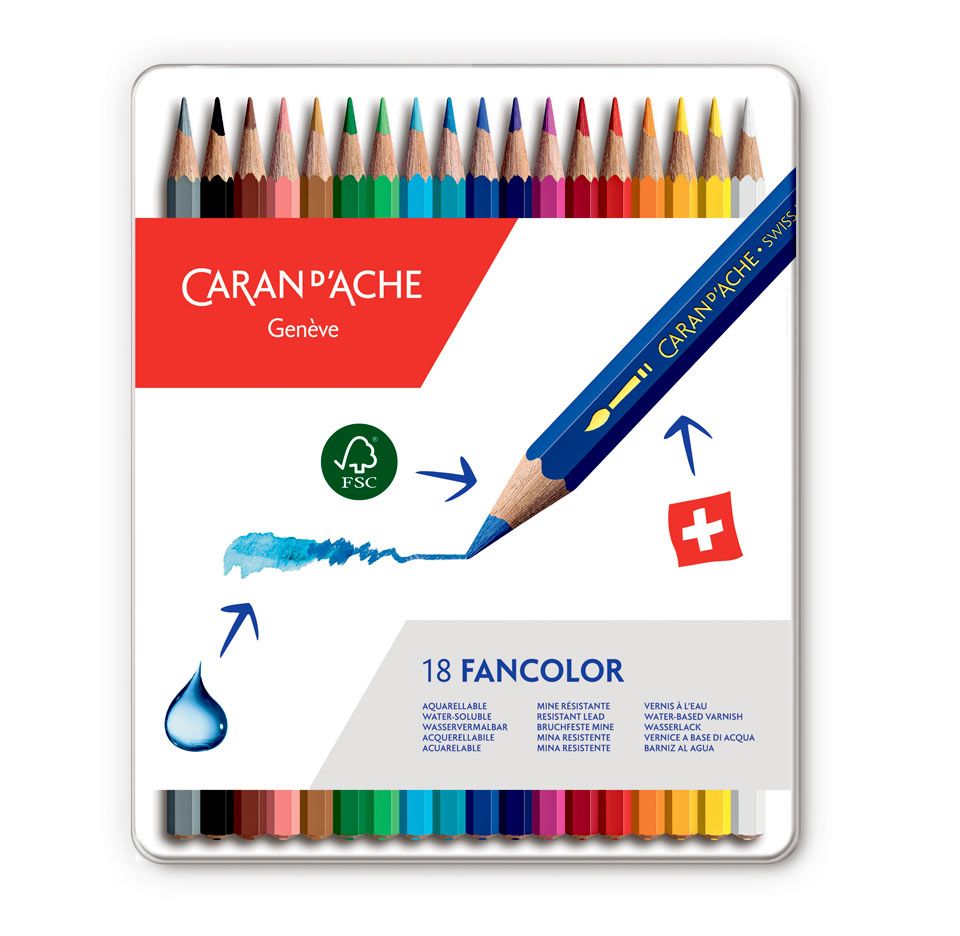 Caran D'Ache - Fibre-Pen Extra-Large Ochre Uv 5
