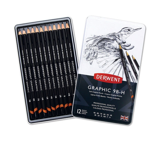 Derwent - Graphic Pencils Soft (12) Tin