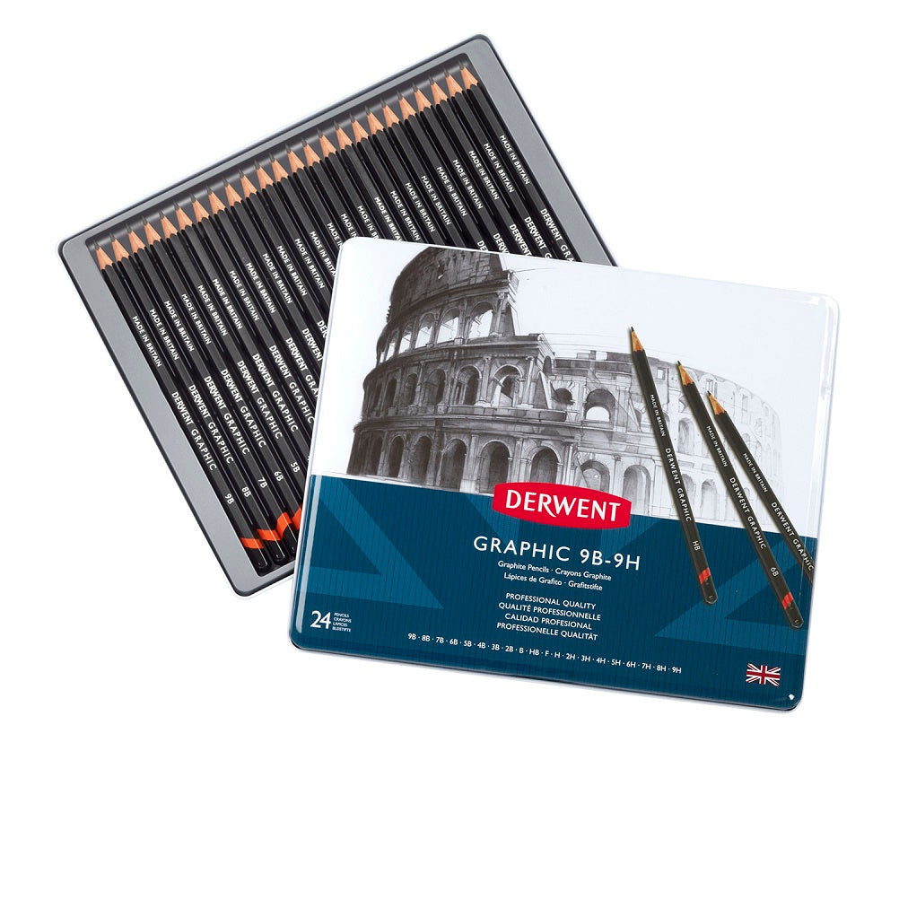 Derwent - Graphic Pencils (24) Tin