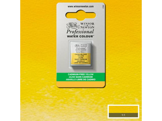 Winsor & Newton - Pro Watercolour Halve Napjes Cadmium-Free Yellow Uv 3