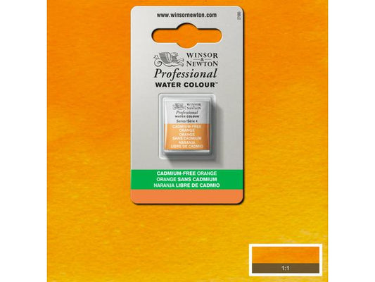Winsor & Newton - Pro Watercolour Halve Napjes Cadmium-Free Orange Uv 3