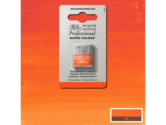 Winsor & Newton - Pro Watercolour Halve Napjes Transparent Orange Uv 3