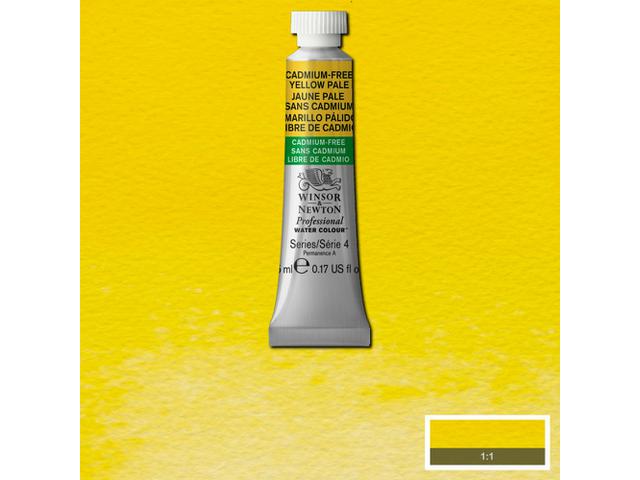 Winsor & Newton - Professional Watercolour 5Ml Cadmium-Free Yellow Pale Uv 3