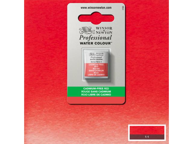 Winsor & Newton - Professional Watercolour Halve Napjes Cadmium-Free Red Uv 3