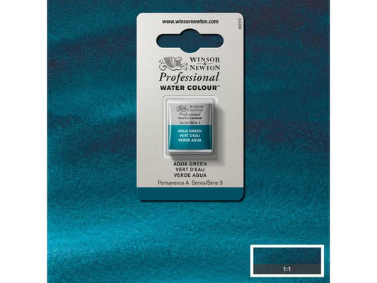 Winsor & Newton - Professional Watercolour Halve Napjes Aqua Green Uv 3