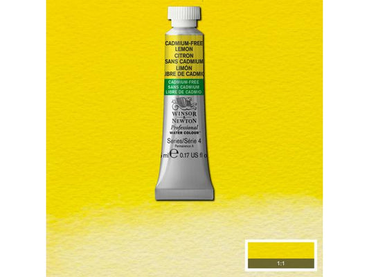 Winsor & Newton - Professional Watercolour 5Ml Cadmium-Free Lemon Uv 3