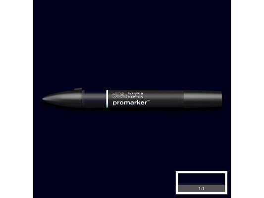 Winsor & Newton - Promarker Blauw Zwart (Xbb) Uv 3