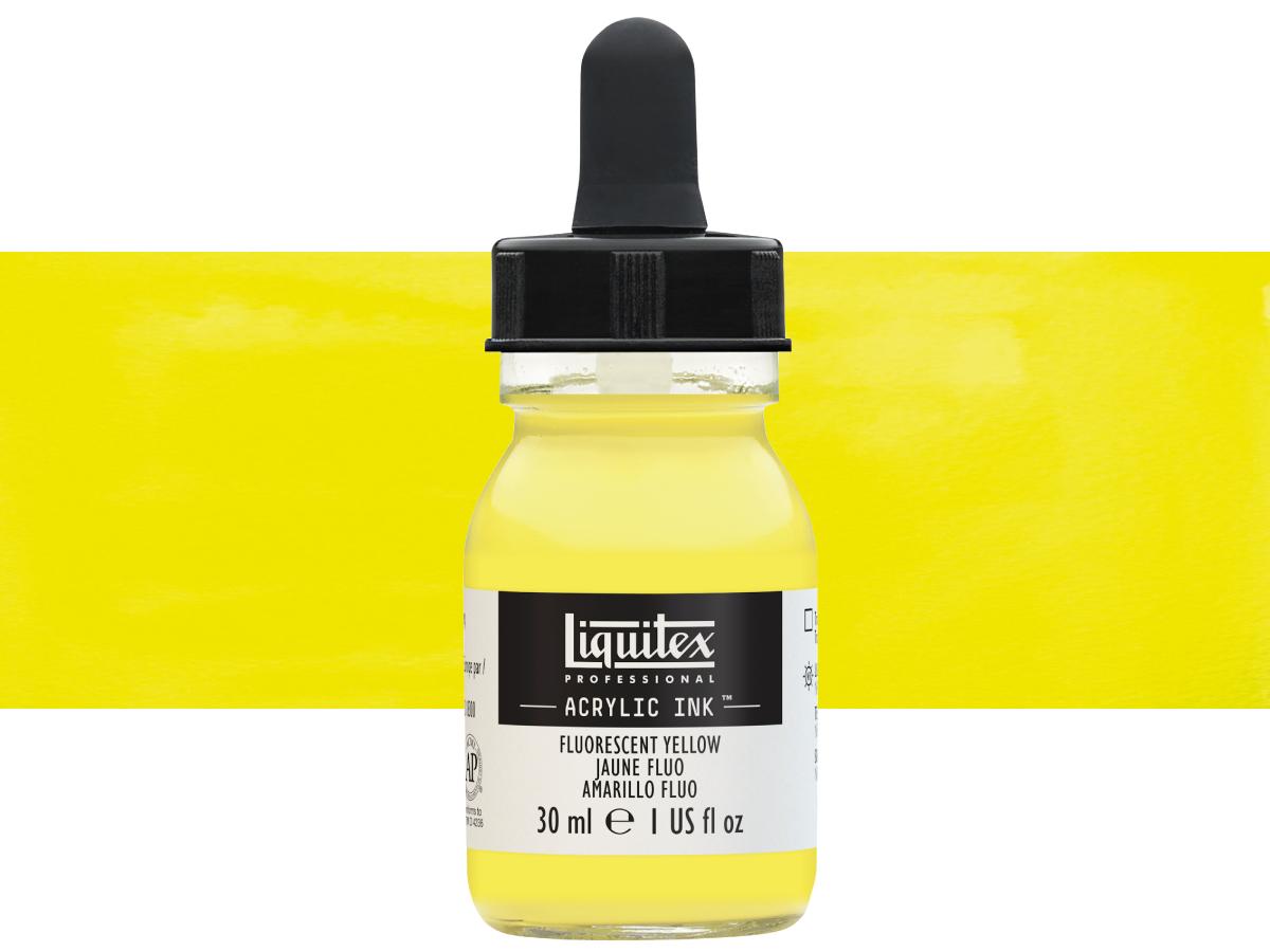 Liquitex - Liquitex Acryl Inkt Fluo Geel 30Ml