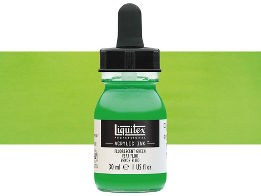 Liquitex - Liquitex Acryl Inkt Fluo Groen 30Ml
