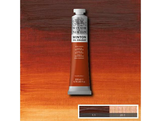 Winton - Winton Oil Colour 200Ml Burnt Sienna Uv 1
