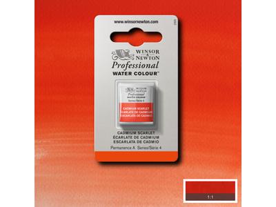 Winsor & Newton - Professional Watercolour H/Pan Cad Scarlet Uv 3