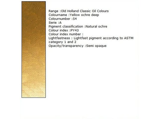 Holland - Oil Yellow Ochre Deep 40Ml