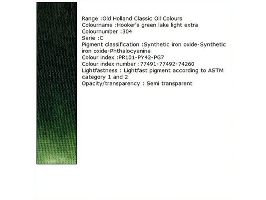 Holland - Oil Hooker'S Green Lake Light Extra 40Ml