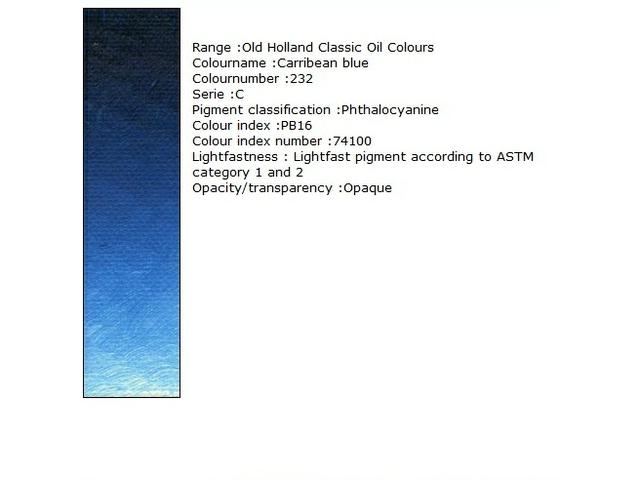 Holland - Oil Caribbean Blue 40Ml