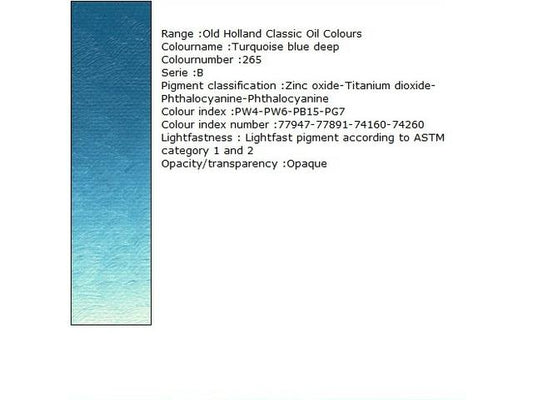 Holland - Oil Turquoise Blue Deep 40Ml