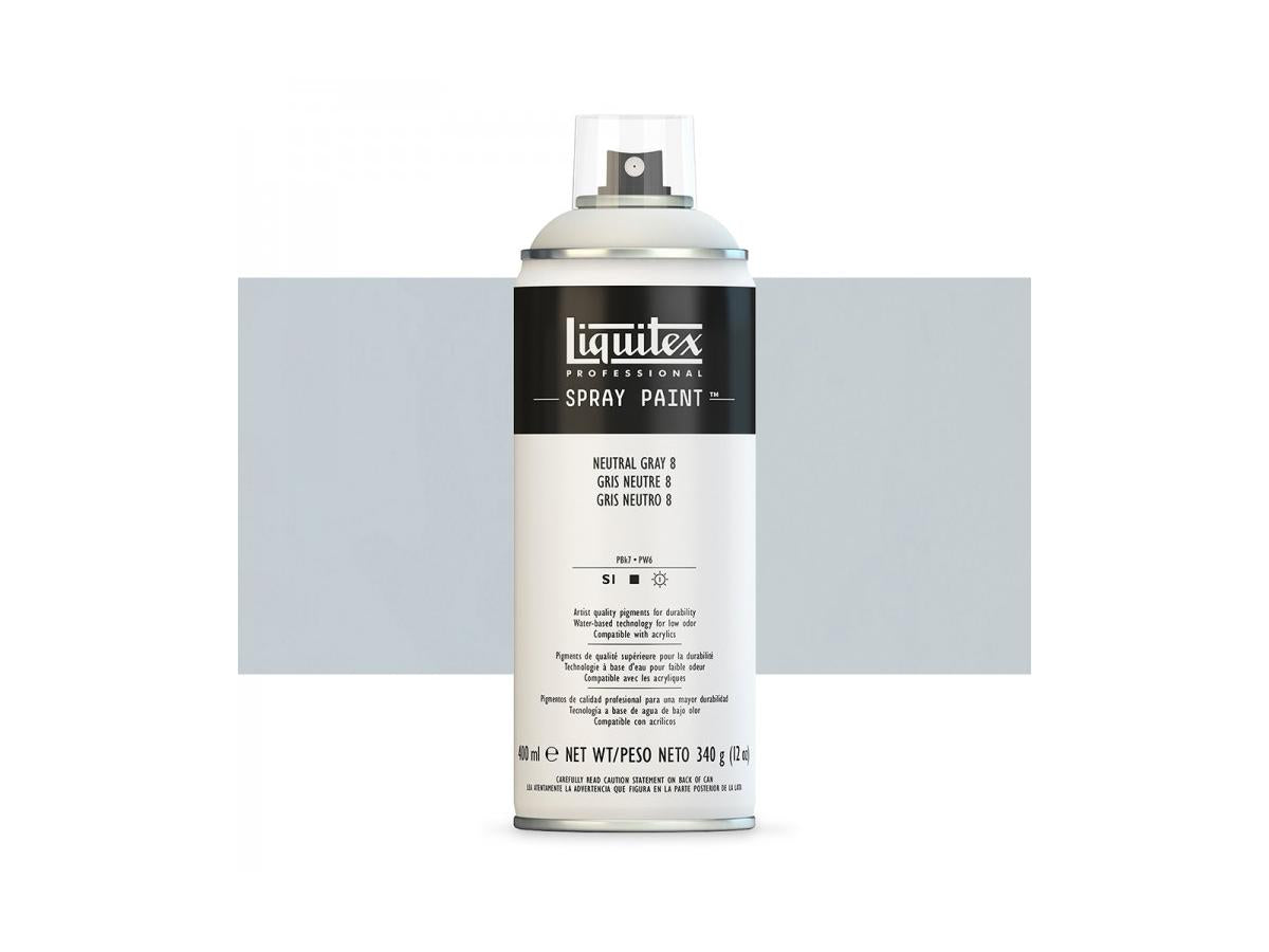 Liquitex - Pro Acrylic Spray Paint 400Ml Neut Grey 8 Uv 3