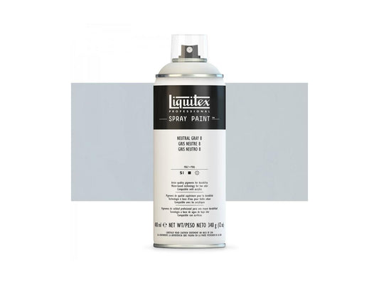 Liquitex - Pro Acrylic Spray Paint 400Ml Neut Grey 8 Uv 3