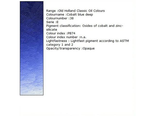 Holland - Oil Cobalt Blue Deep 40Ml