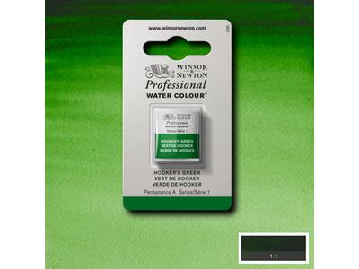 Winsor & Newton - Professional Watercolour H/Pan Hookers Green Uv 3